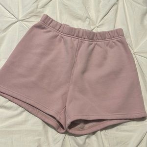 NOT WORN tna cozy fleece shorts
